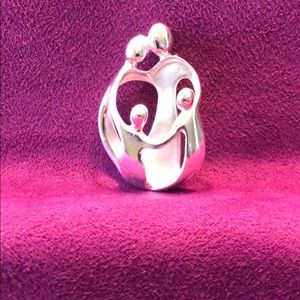 Large loving family pendant